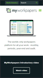 Mobile Screenshot of myworkpapers.com
